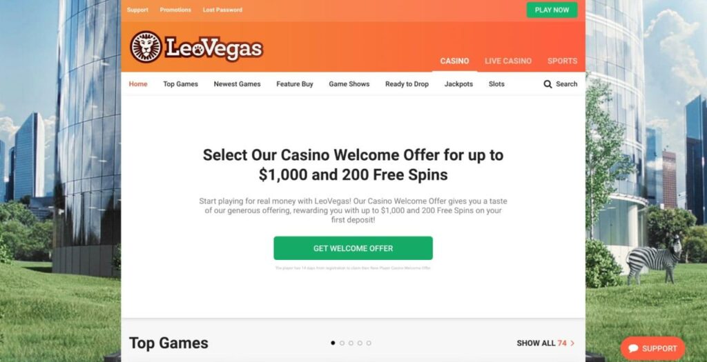LeoVegas Casino Review – Get No Deposit Bonus & Free Spins