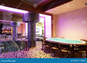 Interior of European Casino Stock Image - Image of holiday, modern ...