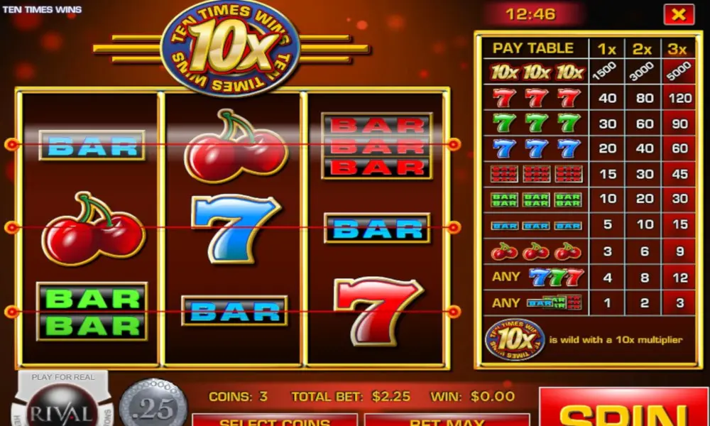 slot machine New Year Rising