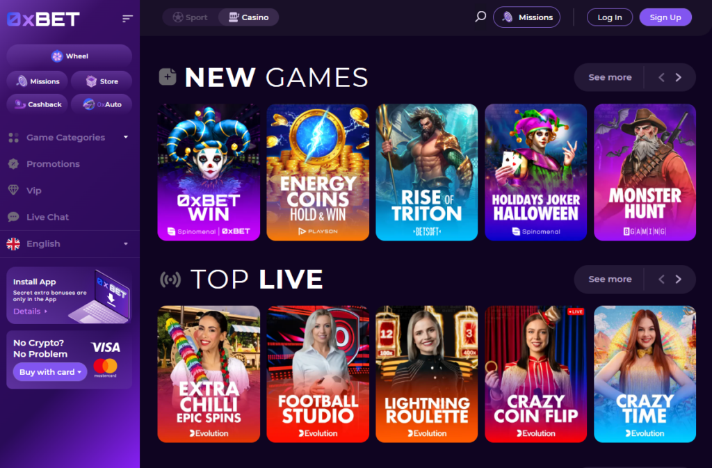 0xbet casino no deposit bonus