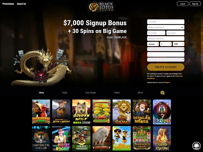 no deposit casino bonus the big free chip list