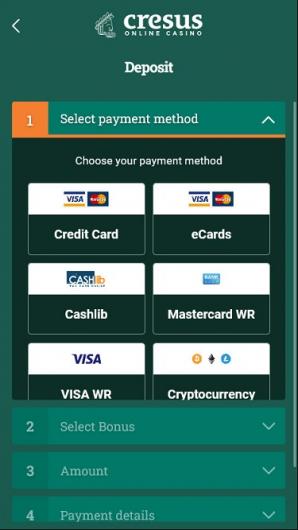 100% casino deposit bonus