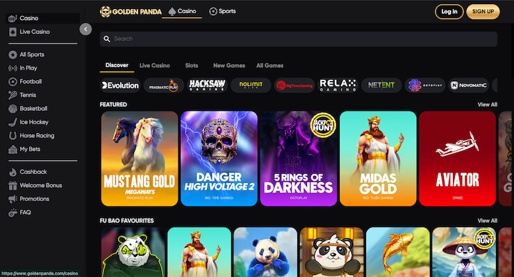 golden panda login