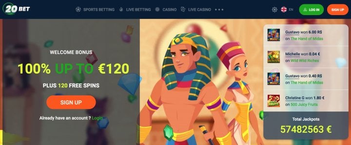 online casino odds