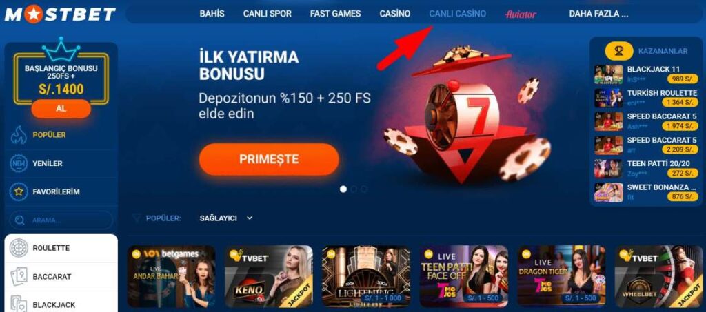 mostbet casino app download