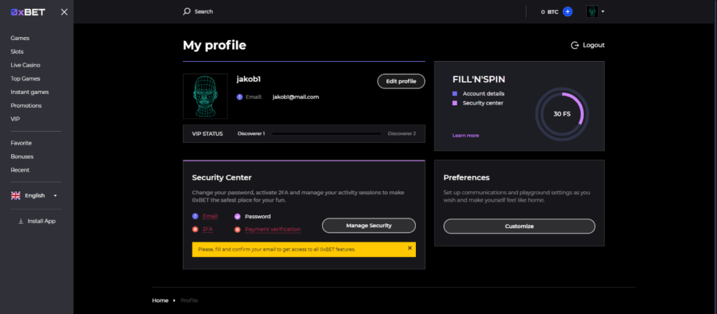 0xbet casino no deposit bonus