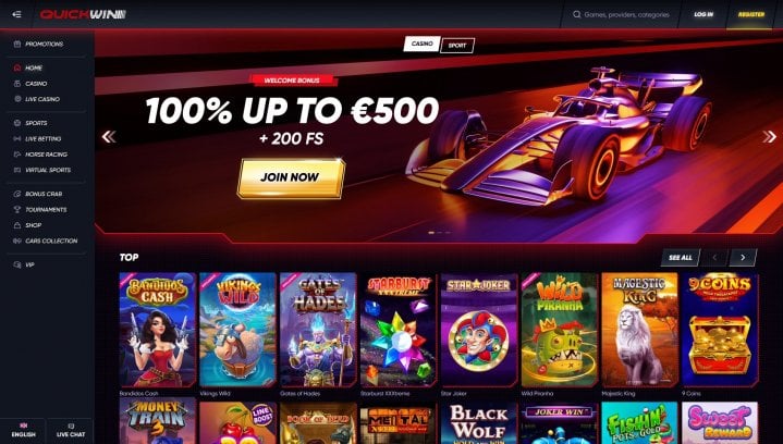 quickwin casino no deposit bonus